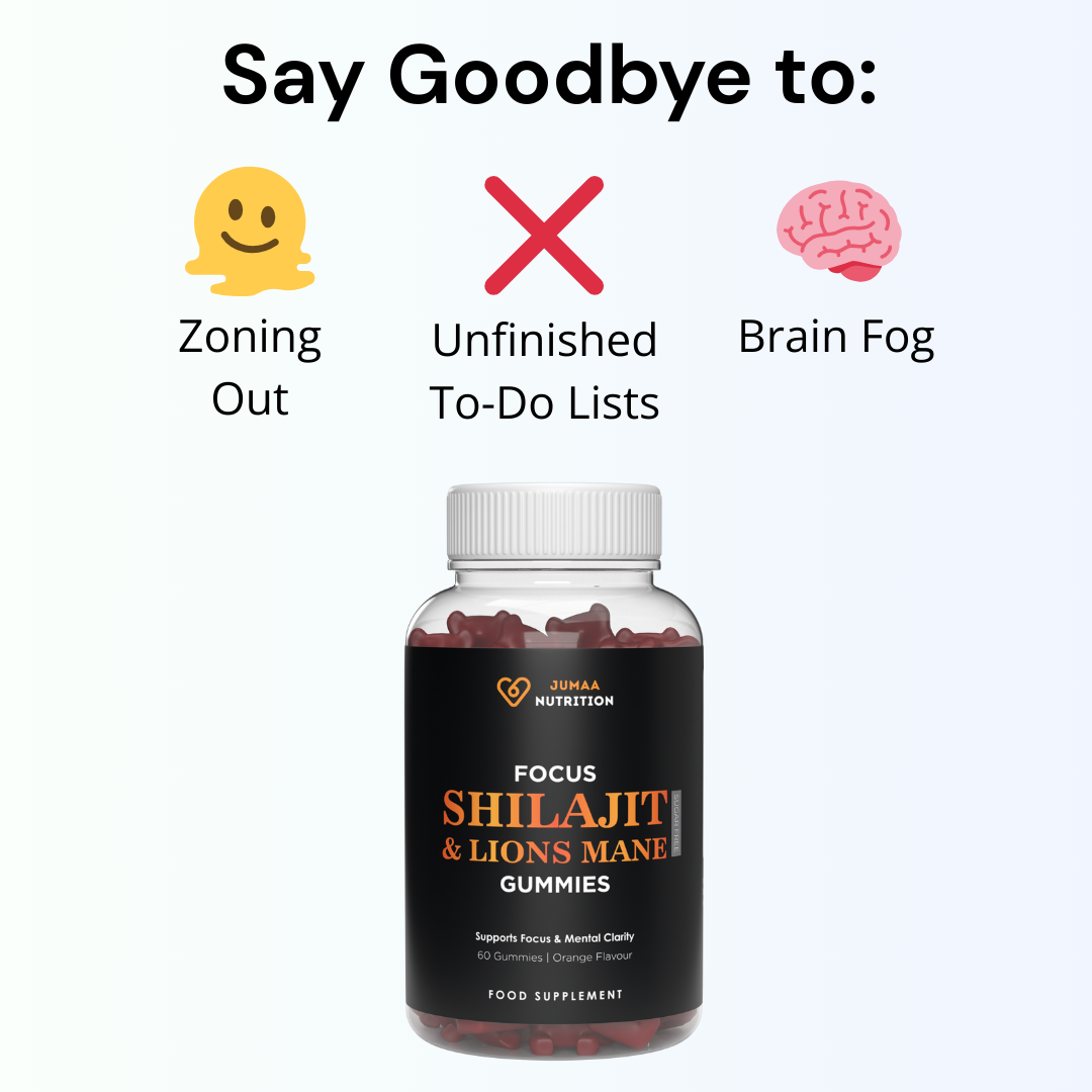 Focus Shilajit & Lions Mane Gummies