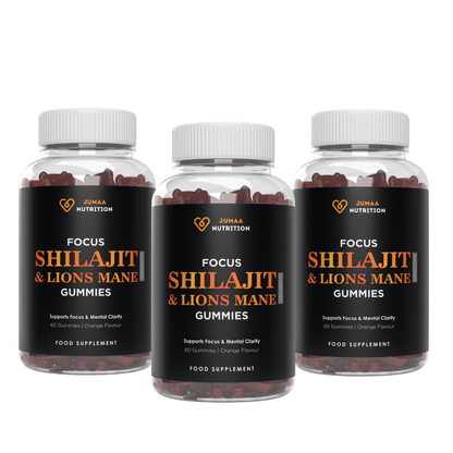 Focus Shilajit & Lions Mane Gummies
