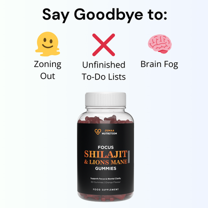 Focus Shilajit & Lions Mane Gummies