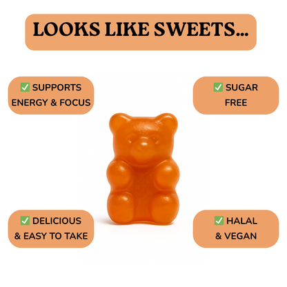 Focus Shilajit & Lions Mane Gummies